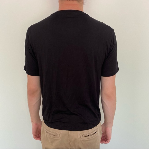 Men’s Hanes Soft Black Short Sleeve - Picture 2 of 4